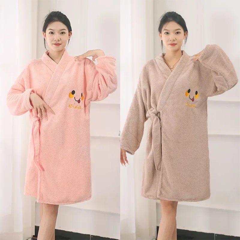 Large Lady Bath Towels For Body Coral Velvet Bath Towels Fashion Wearable Fast Drying Beach Spa Bathrobes Bath Skirts