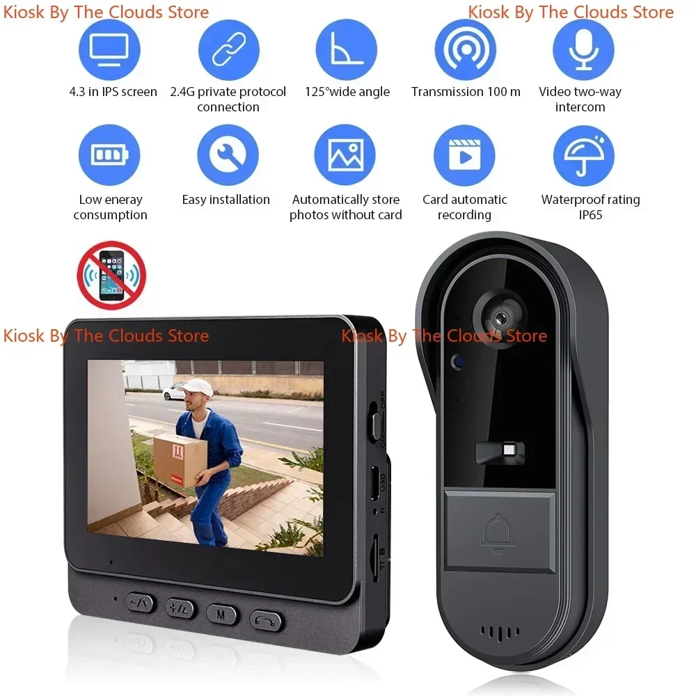 Door Entry Camera Wireless: Real-World Insights from My Daily Use of the 4.3 2.4GHz WiFi Model