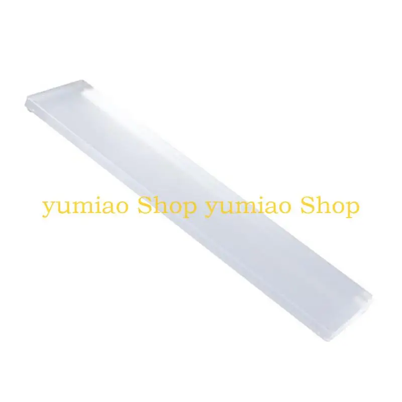 587B Wrist Rest Acrylic Keyboard Support, Transparent Hand Rest Enhances Typing