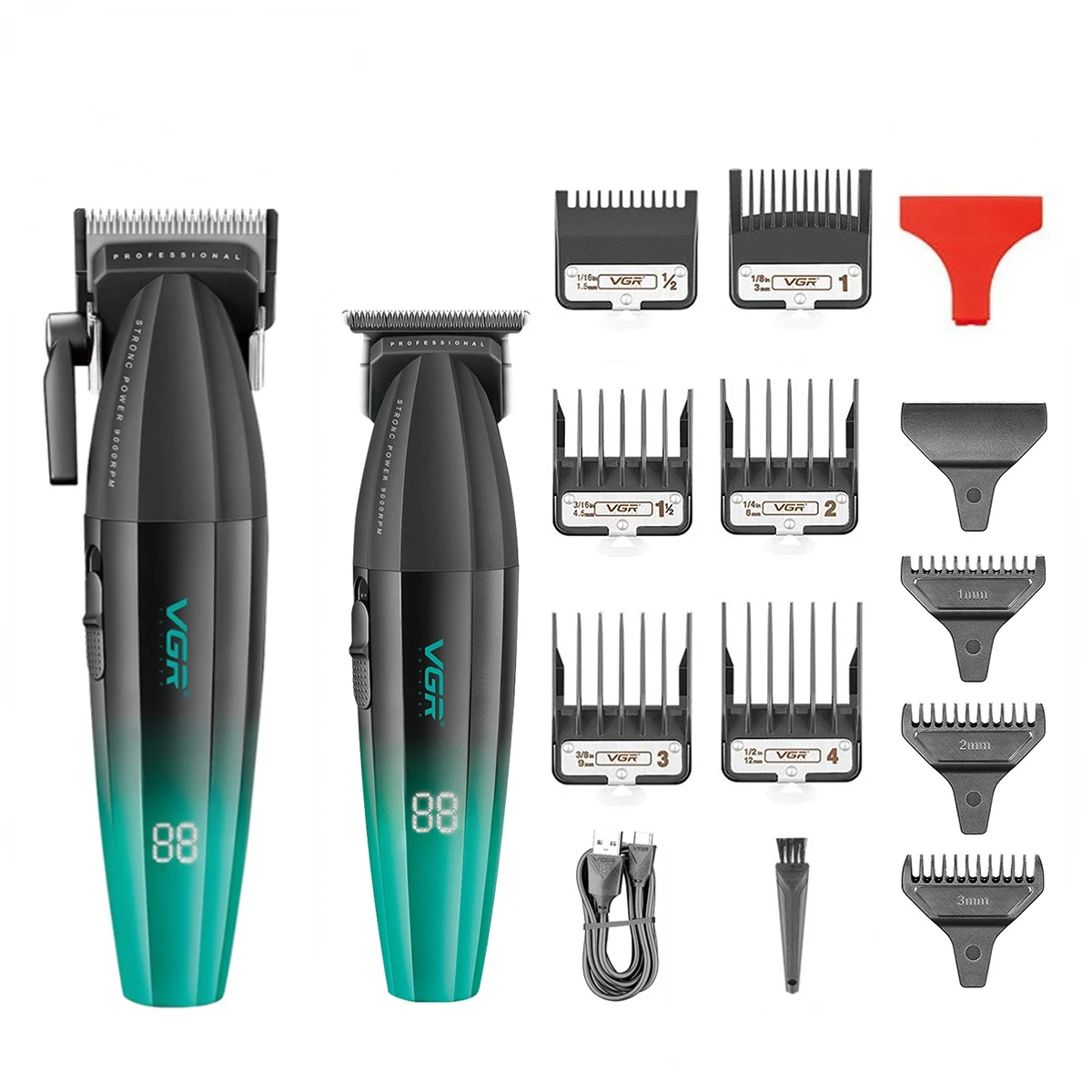VGR Trimmer Professioneel Elektrisch scheerapparaat Draadloos Toiletapparaat Barbier Haarknipmachine Metalen Trimmer voor mannen V-003 V-906 V-308