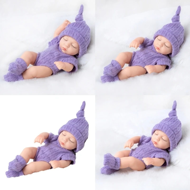 7in Baby Reborns Nurturing Realistic Handmade Full Body Silicone Reborns Toy Popular Parenting Game Gift