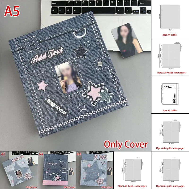 Imagem -05 - Kpop Photocard Binder Cover Idol Cartões Álbum Imagem Colete Storage Book Nova Fotografia a5