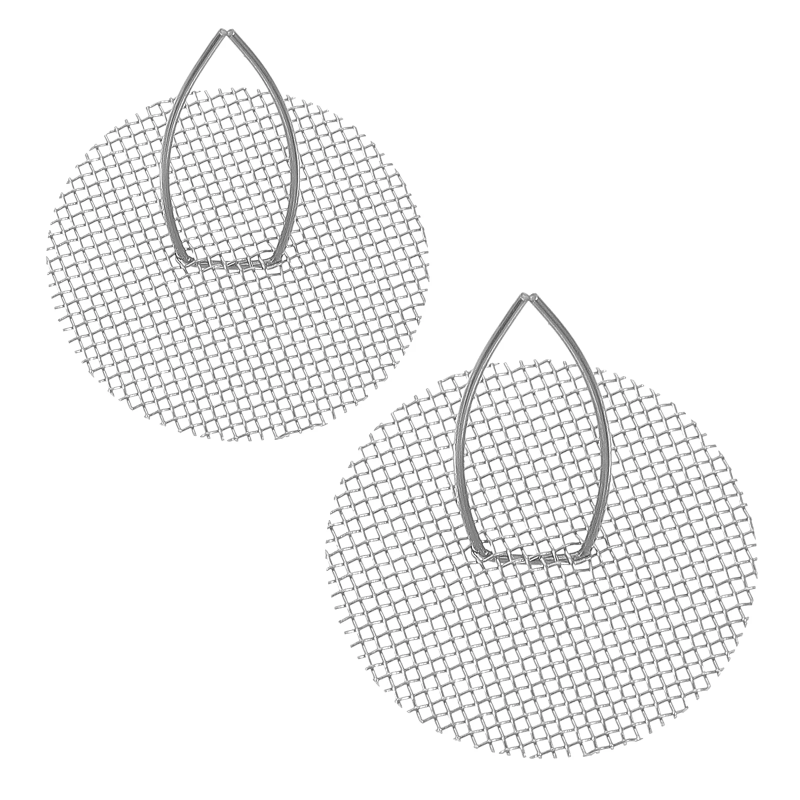

2Pcs Tea Infuser Filter Pot Strainer Stainless Steel Teapot Mesh Strainers Silver Detachable Clog Prevention Flavor Enhancement
