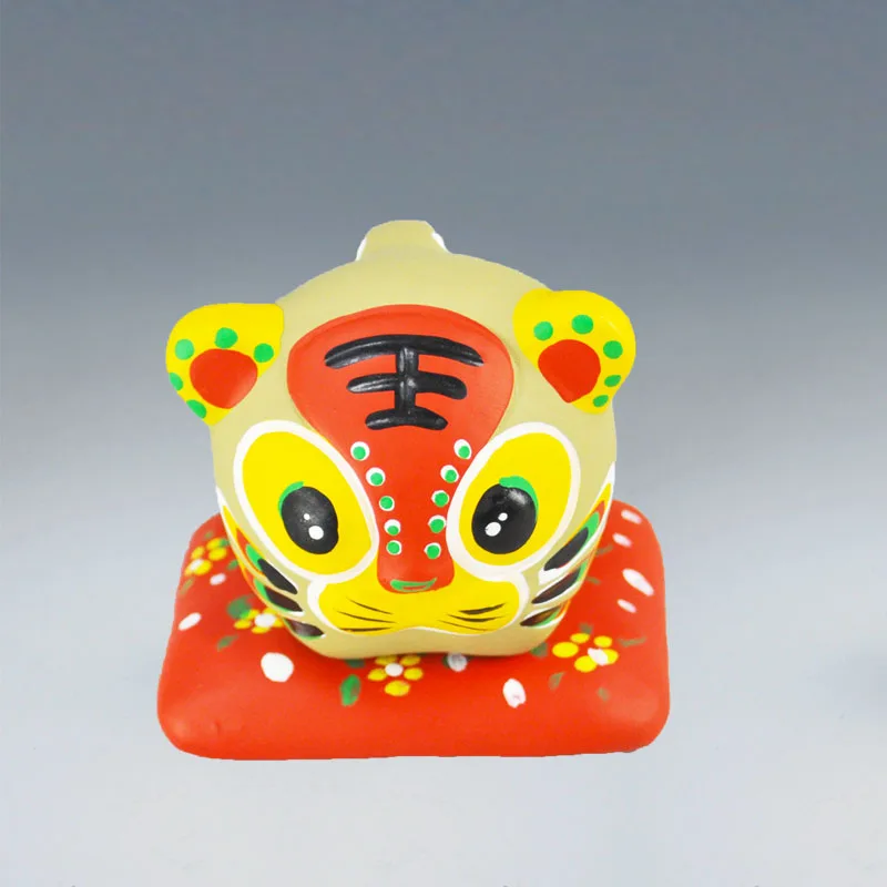 1 PC Clay Figure Sculpture Feature Zodiac Souvenir Birthday Gift Chinese Style Ornament