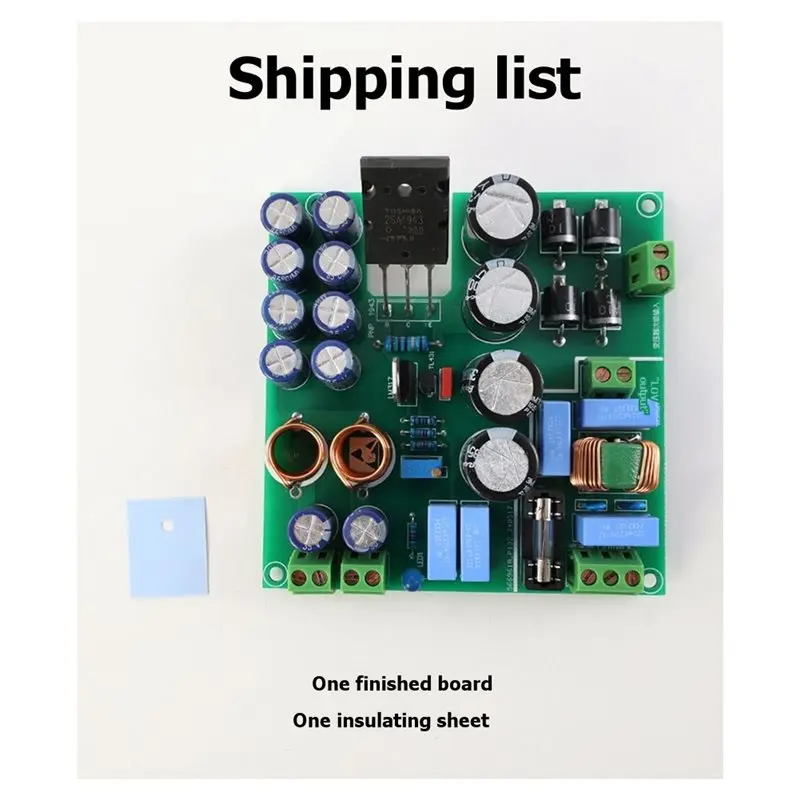 ABVG-High-Stability, Low Noise Regulated Power Supply Board 1-10A High-Current Design Low Internal Resistance
