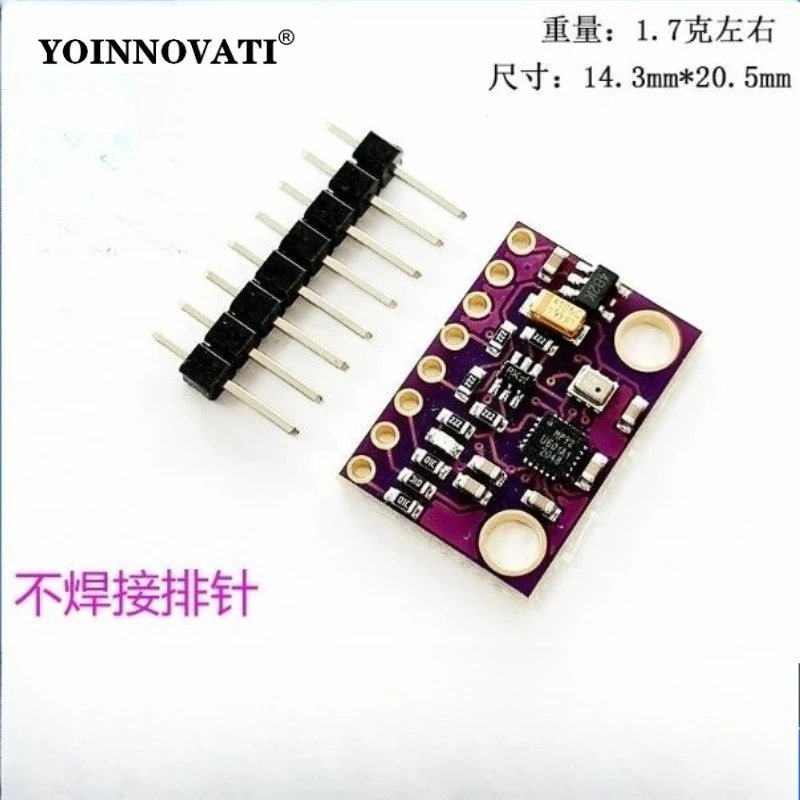 MPU9250 + BMP280 10-DOF IMU Module - 9-Axis Gyro/Accel/Mag + Barometric Altitude for Arduino/Raspberry Pi