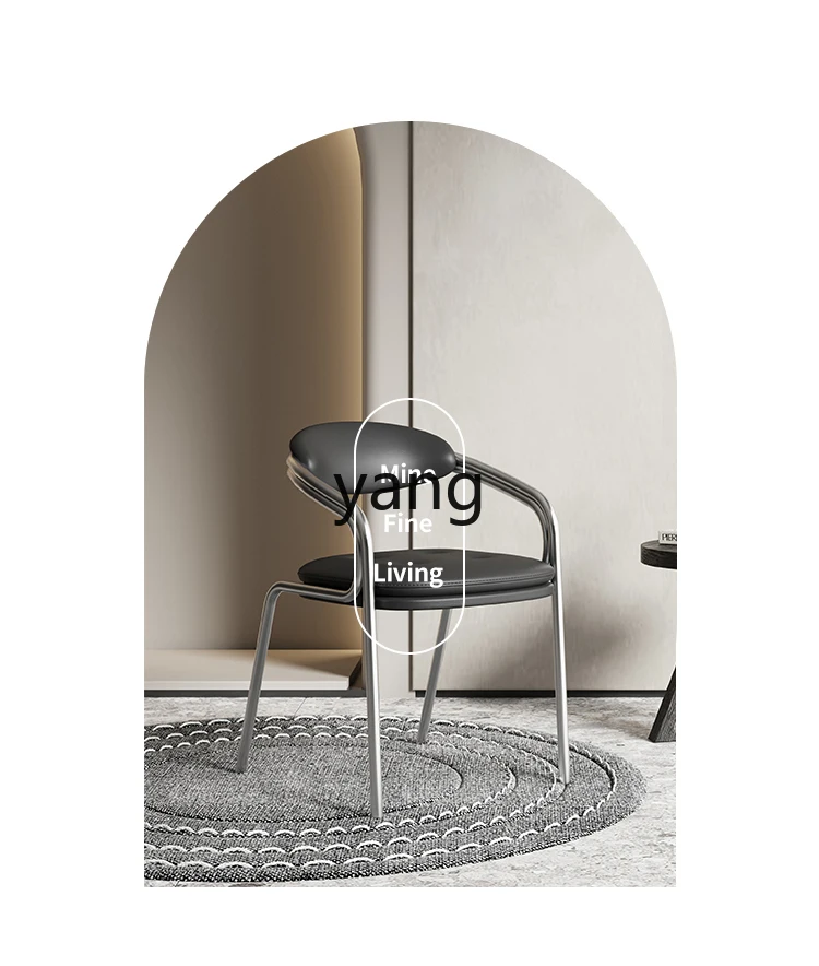 LTT stainless steel makeup chair master bedroom living room desk chair Internet celebrity bedroom dresser