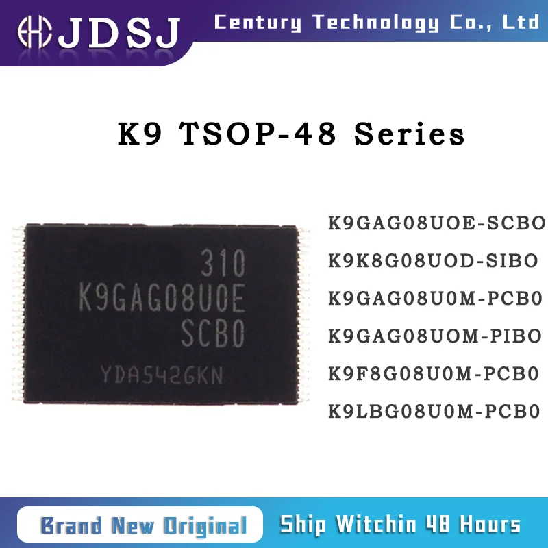 

5PCS K9GAG08UOE-SCBO K9K8G08UOD-SIBO K9GAG08U0M-PCB0 K9GAG08UOM-PIBO K9F8G08U0M-PCB0 K9LBG08U0M-PCB0 Brand New Original IC chip