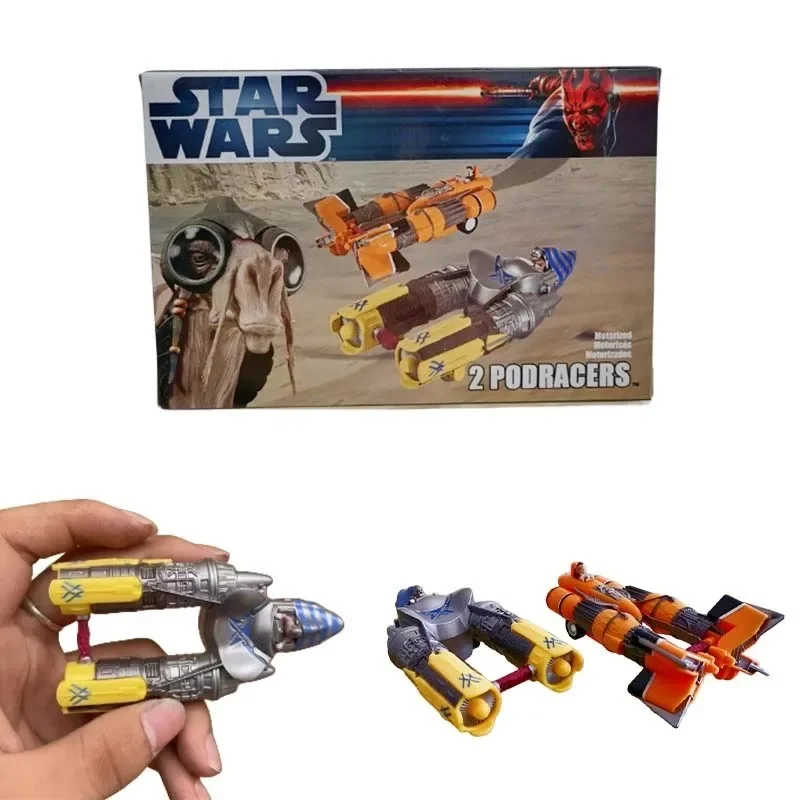 Genuine Star Wars Pull-back Podracers The Force Awakens Starship Vehicle Model Toy Figure Collection Children Birthday Gift