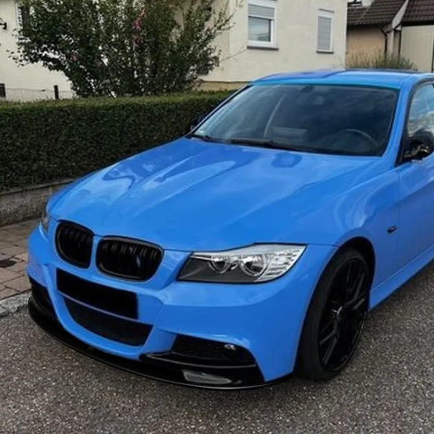 2009 2012 BMW 3 시리즈 E90 E91 LCI M 스포츠카 앞 범퍼 립 스포일러 디퓨저 스플리터, ABS 커버 가드 트림 썸네일 4