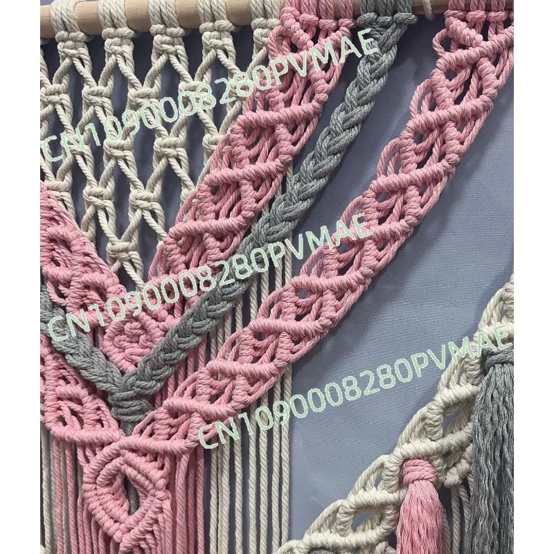 Bohemian hand-woven tapestries colorful fringed wall decoration wedding outdoor venue arrangement