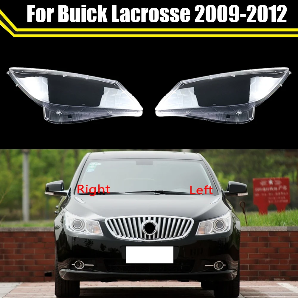 Przedni reflektor samochodowy szklany reflektory przezroczysty klosz lampy Shell osłona reflektora obiektyw do Buick Lacrosse 2009 2010 2011 2012