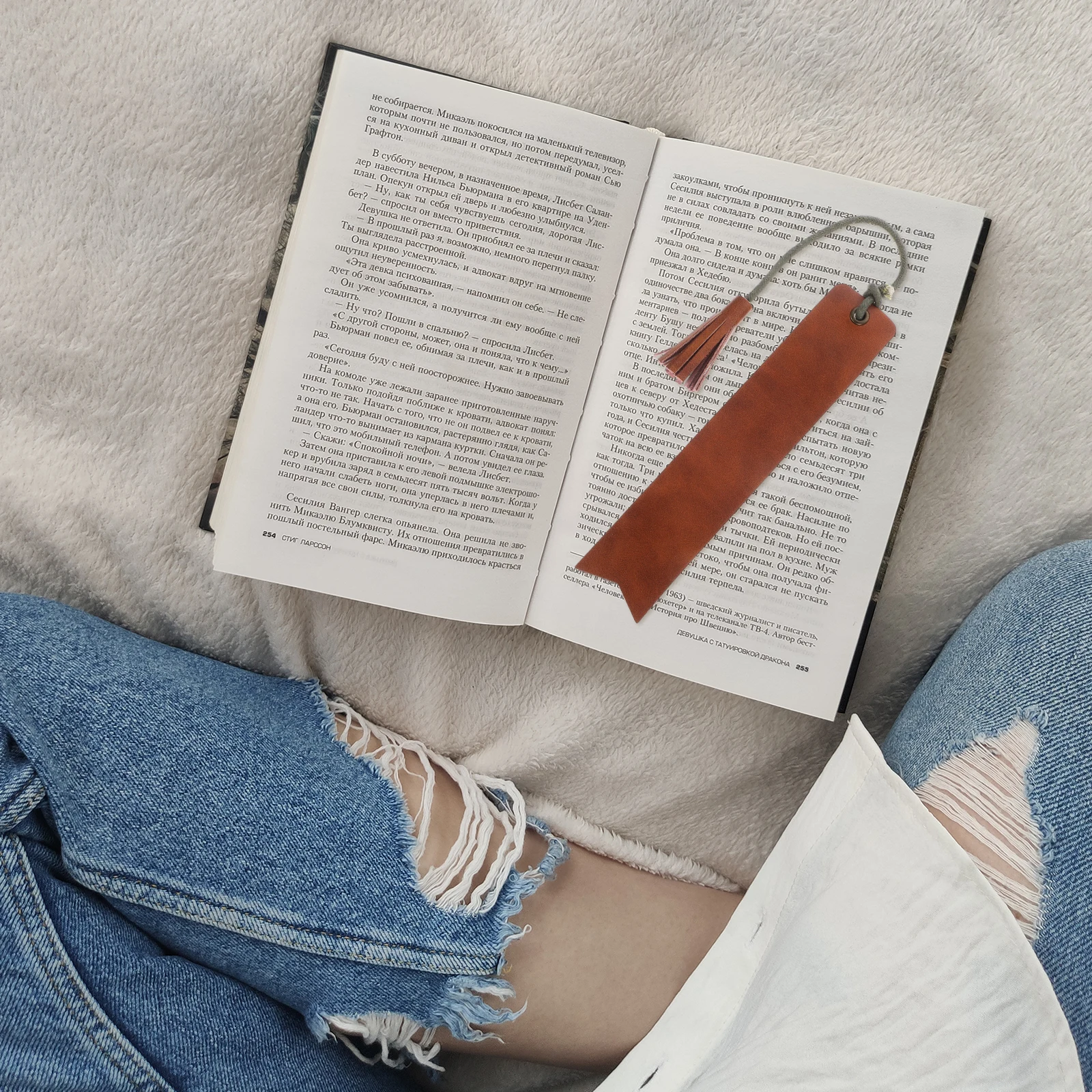 

Retro Bookmark Bookmarks Book Marker 18x4cm Handmade Page Marker Gifts Book Mark Students Teachers Brown