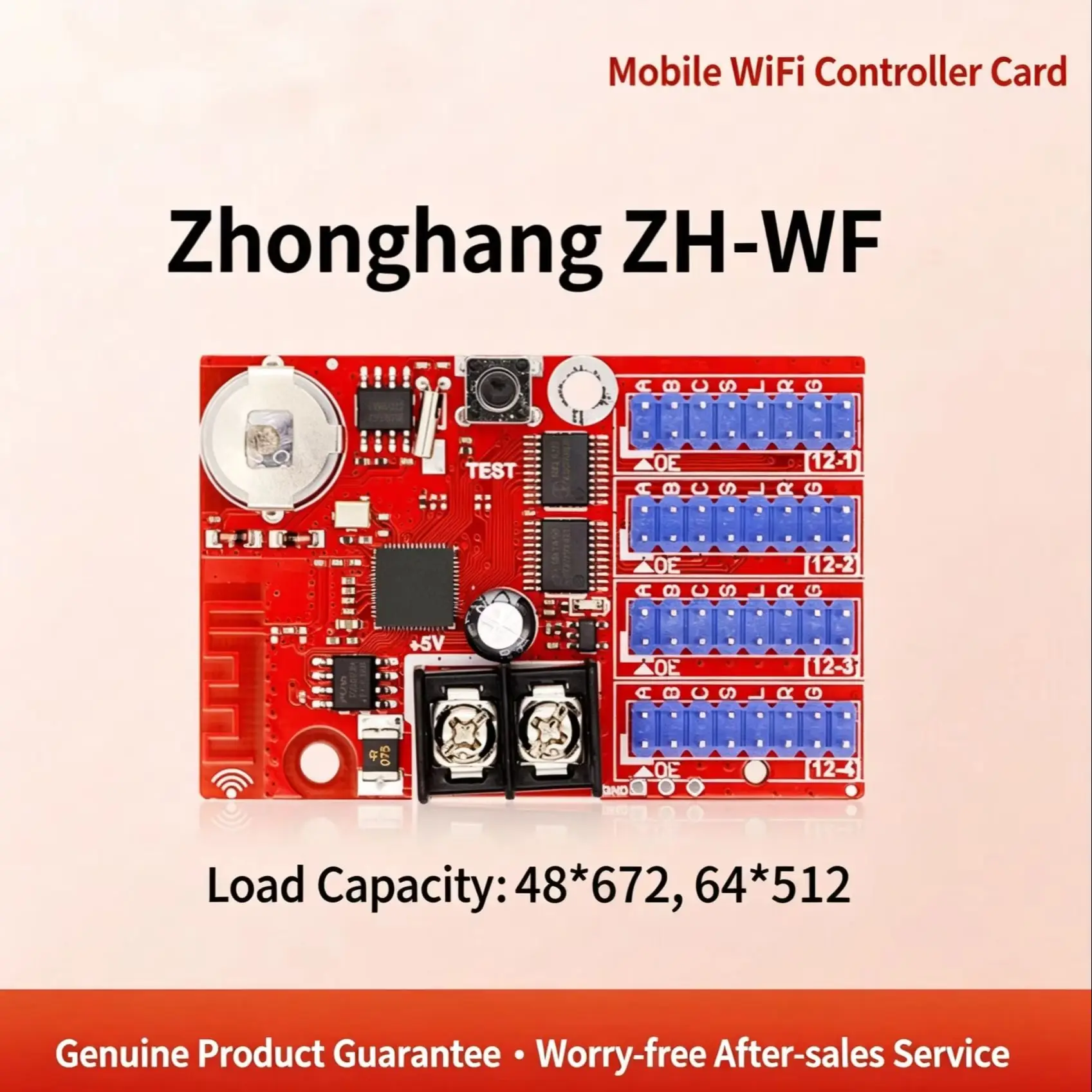 Smart LED Screen Controller WC WF with WiFi Wireless Data Transfer 65536 Program Support for Advertising Display