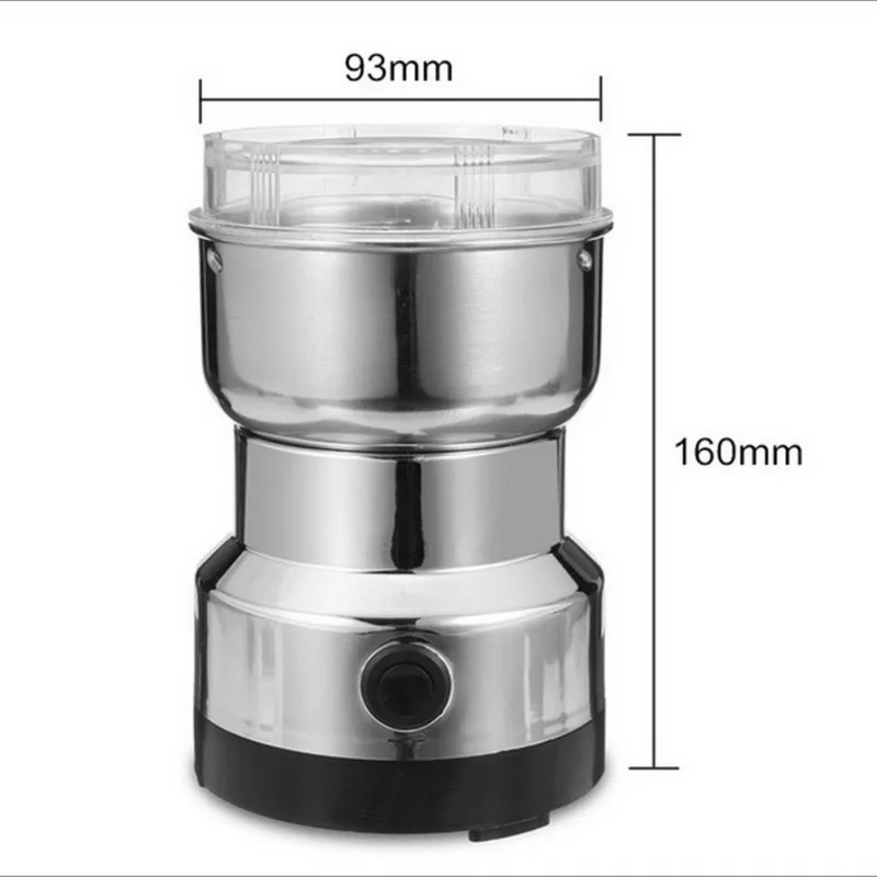 Electric Coffee Grinder Kitchen Grain Nut Bean Spice Grinder Electric Multi Functional Household Coffee Grinder