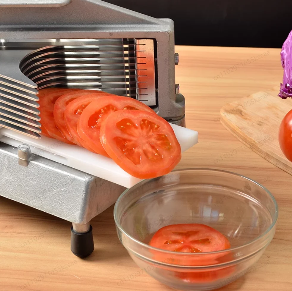 Commercial Tomato Slicer Machine – Stainless Steel Vegetable Cutter for Restaurant Kitchen with High Efficiency