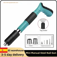 Mini Steel Nail Gun Manual Rivet Gun Concrete Wall Ceiling Wall Anchor Wire Slotting Device Home Wall Fastener Rivet Tool