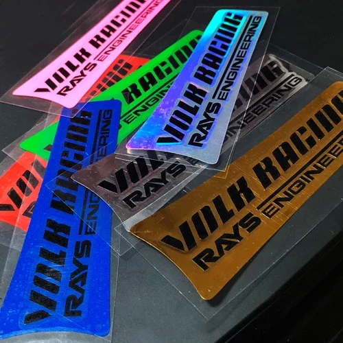 

Car Styling Tape Motocross Motorcycle 17~19inch Wheel Sticker Decal for RAYS RACING ENGINEERING