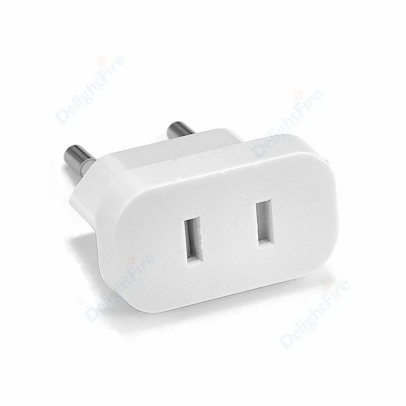 EU Plug Adapter China CN America US To EU Euro European Russia Spain Korea KR Travel Adapter 2Pin AC Converter Outlets Socket