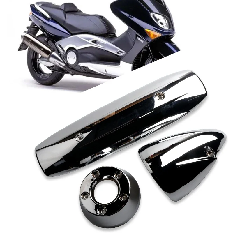 For TMAX500 TMAX500 2001-2005 Motorcycle Exhaust Pipe Heat Protector Guard Muffler Cover