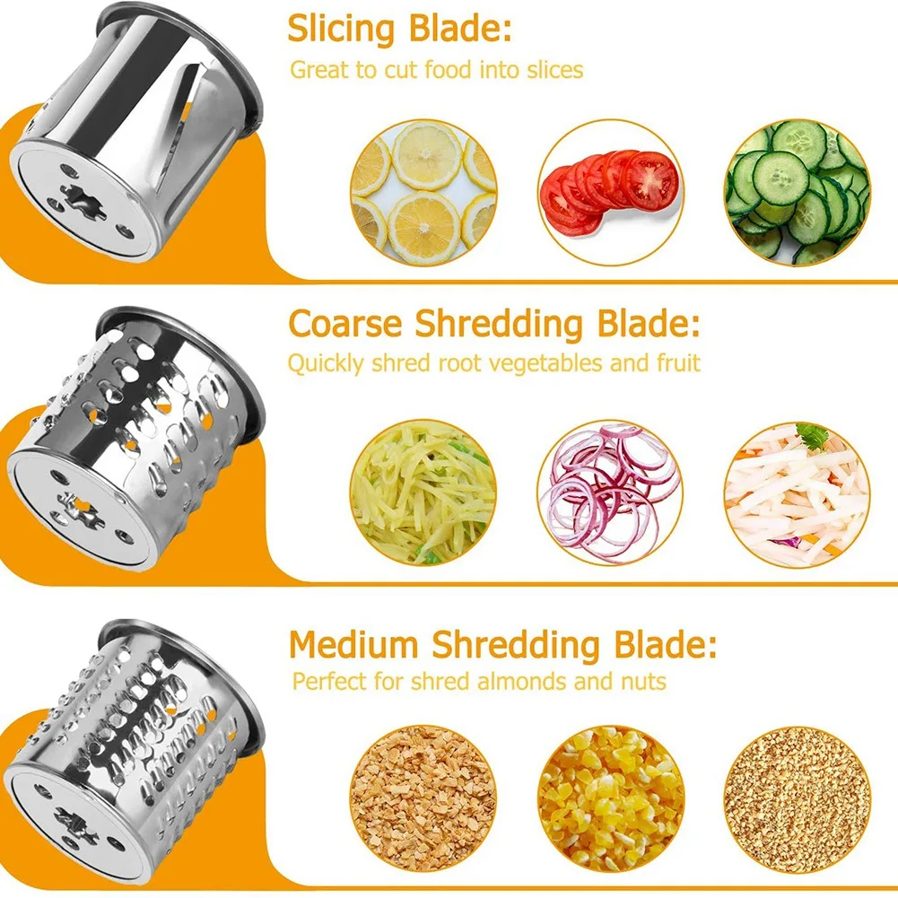 Vegetable Slicer Shredder Cheese Grater for KitchenAid Stand Mixer Attachment Slicing Shredding Accessories