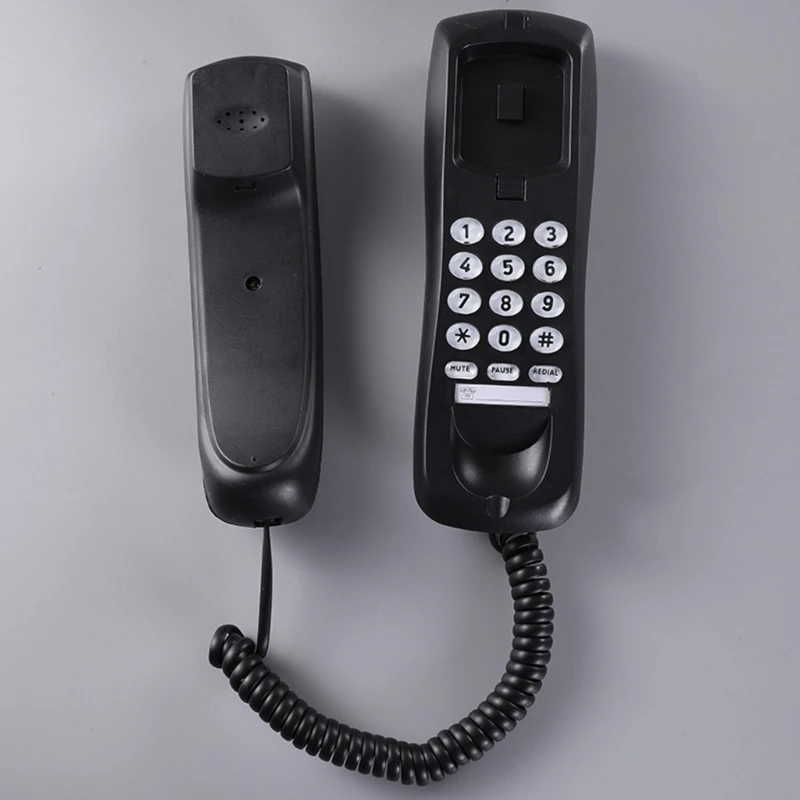 F3MA Wall Phone Fixed Landline Wall Telephones with Speed Dial- and Memory Buttons