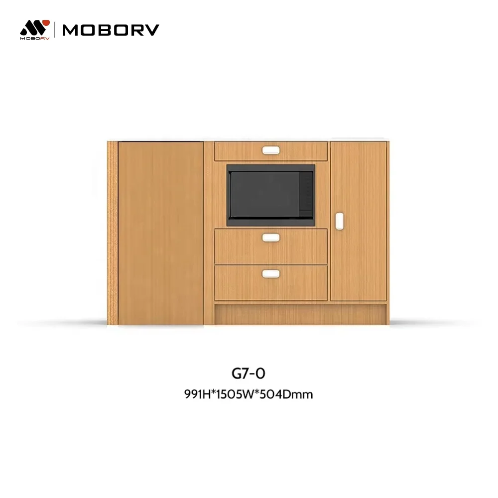 

MOBORV CE Certified Bed Lift System DIY Camper Van Conversion Kit Light Weight Plywood Furniture and Appliance Kit