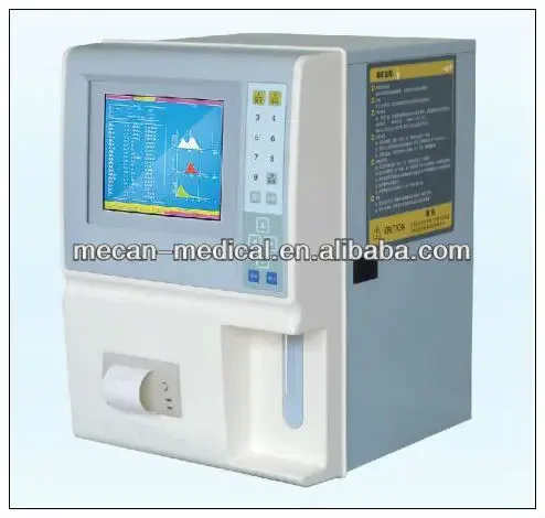 Vet Bl-ood Analysis Equipment Laboratory Bl-ood Test Equipment Semi Auto He-ma-tology Analyzer CBC Machine