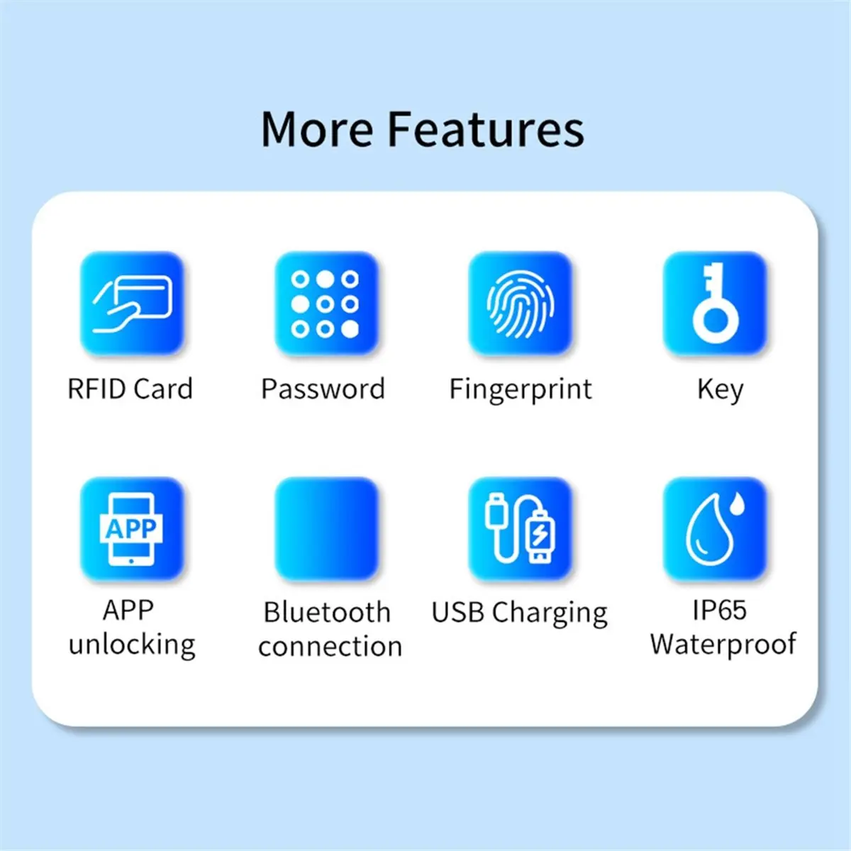 giftnew Tuya APP Fingerprint Password Bluetooth Smart Padlock Mini Waterproof Biometric Electric Lock for Locker Luggage Gym
