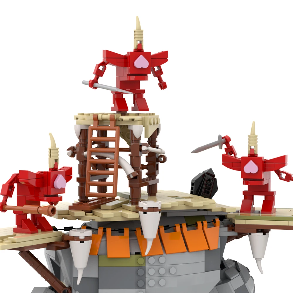 MOC 王国の涙 ゲーム ガーディアン バトルストーン タルス 組み立てブロックセット DIY モンスターモデル ブロック おもちゃ 男の子 誕生日プレゼント