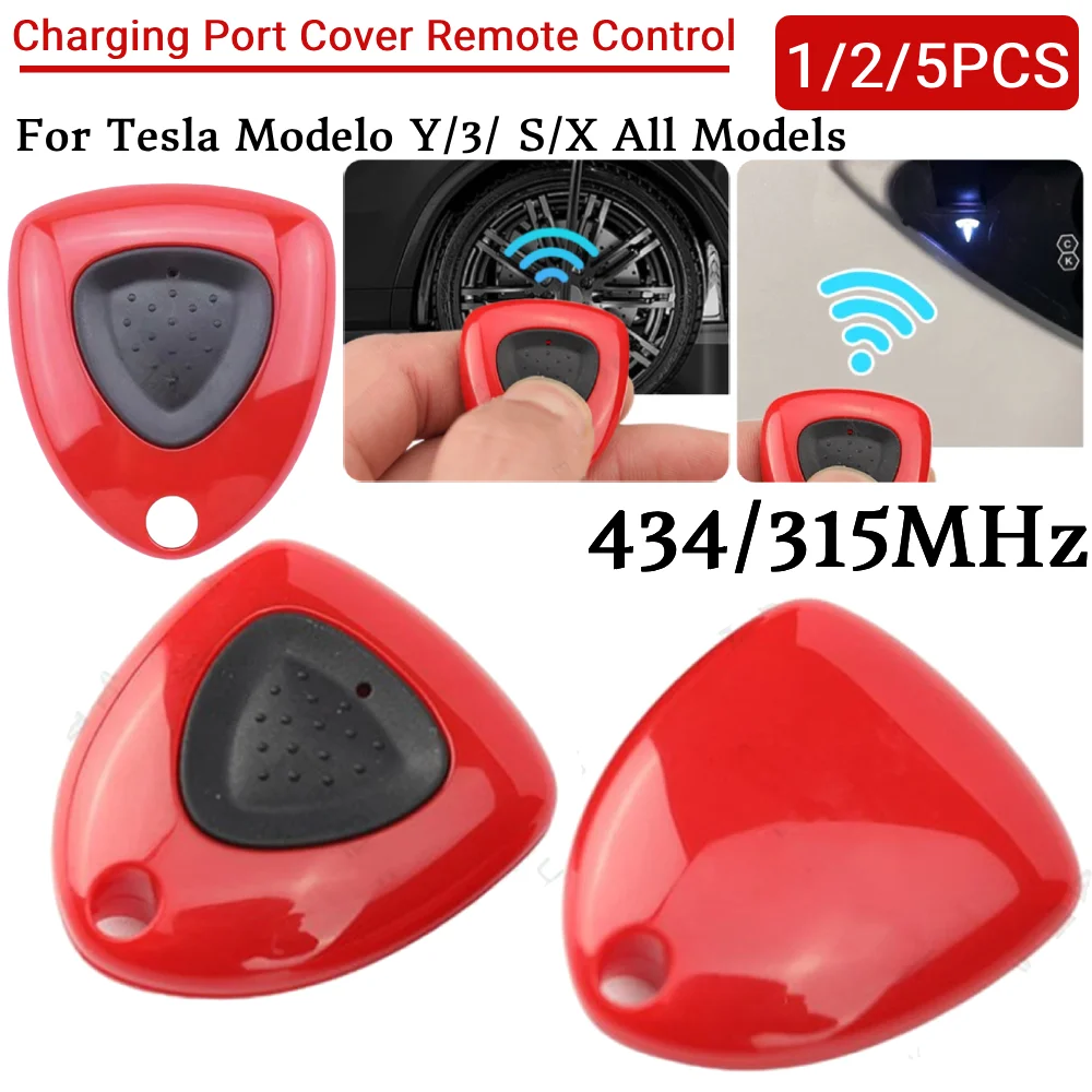 

Charging Door Open Close RC Pile Button Charging Port Cover Remote Control Chip Direct Use for Tesla Model Y/3/S/X