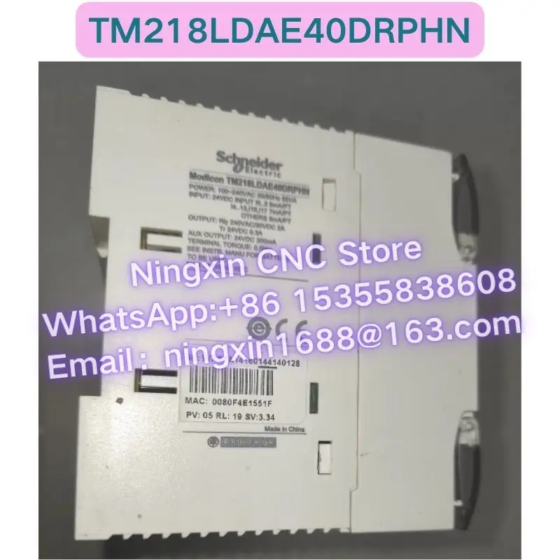 Second-hand TM218LDAE40DRPHN PLC module Functional test OK Fast delivery