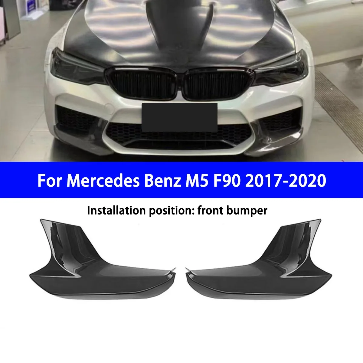 

Suitable for Mercedes Benz Genuine M5 F90 2017-2020 with MP Style Package Corner Adhesive Non-destructive Installation