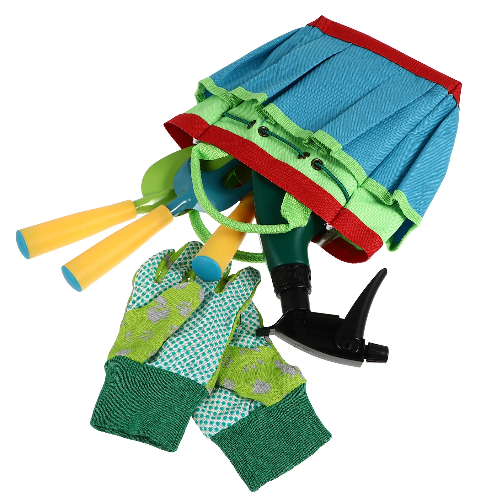 

1Set Garden Tool Set Flower Shovel Gloves Watering Can Storage Bag Durable Household Bonsai Planting Soil Loosening