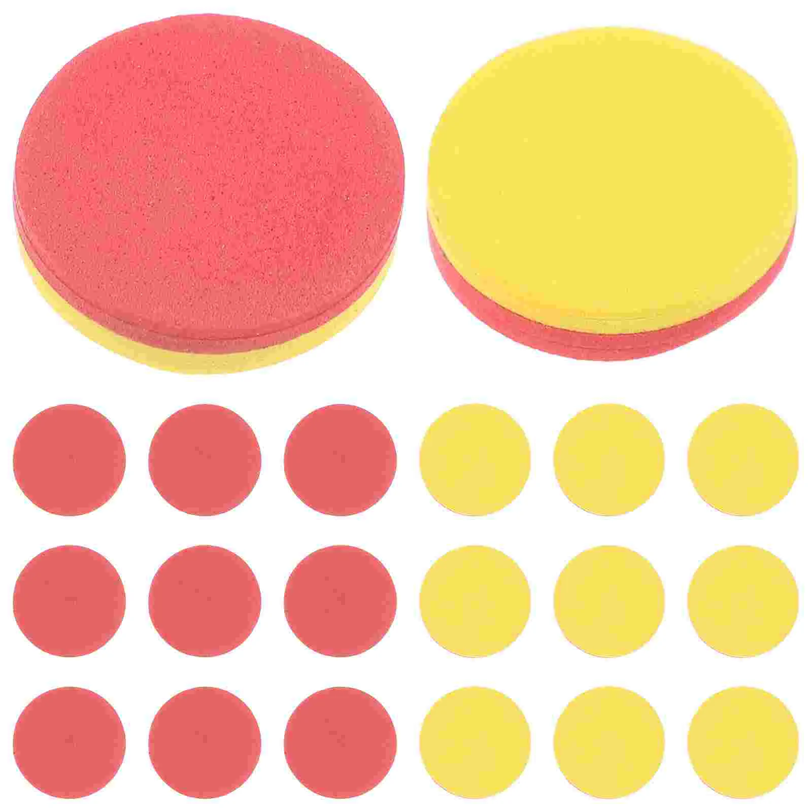 50 Pcs Math Disc Counting Chips Early Education Accessories Plastic Educational Eva Counters
