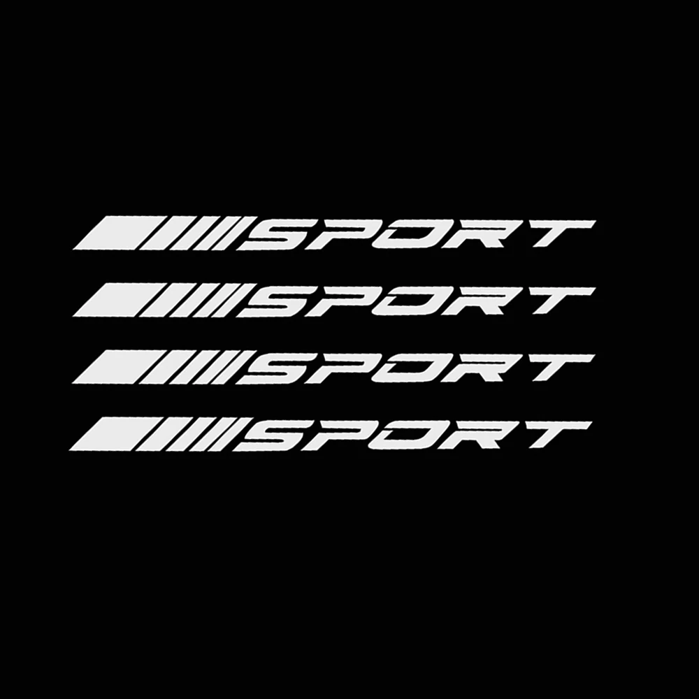 4/8 Pcs Car Stickers Universal Wheels Rims Sport Racing DIY Stripes Decorative Stickers For SUV Truck Auto exteriors Accessories