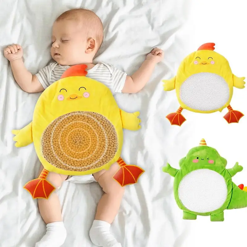Soothing Plush Toy Cartoon Baby Sleep Calming Plush Play Mat Activity Sleeping Pillows Portable Snuggle Toy For Kids 6 Months