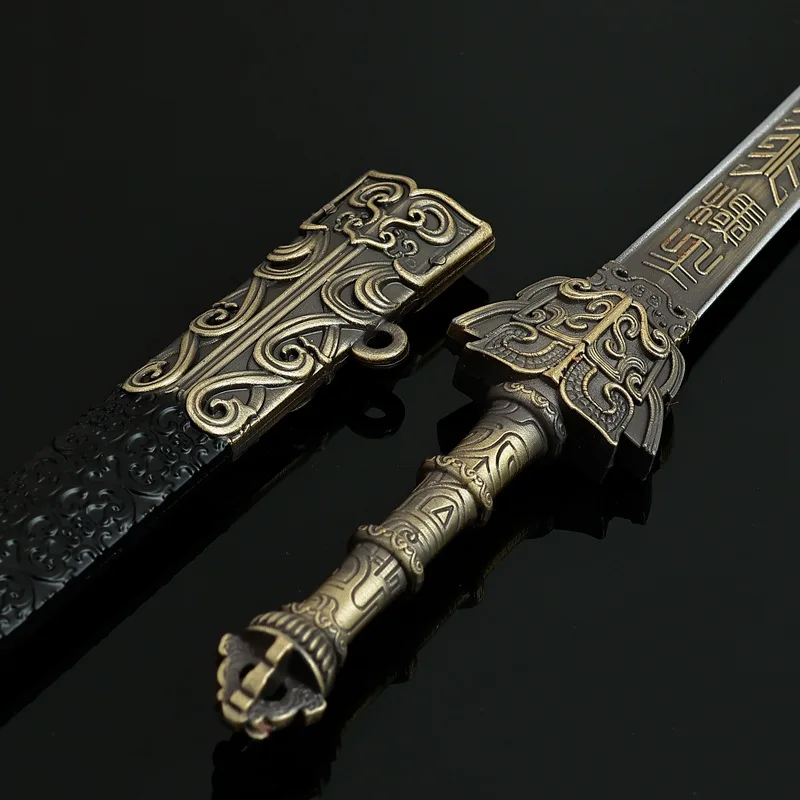 28cm/11.02in Samurai Katana Swords Medieval Game Peripherals Weapon Props Cosplay Metal Boyfriend Gift Outdoor Toys Ornaments