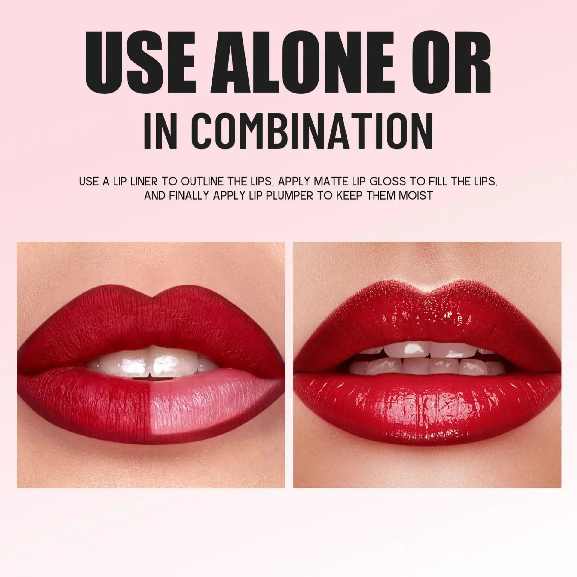 Matte Liquid Lipstick 6Pcs Set Waterproof Long Lasting Lip Plumper Hydrated Non Fade Makeup Gift Collection