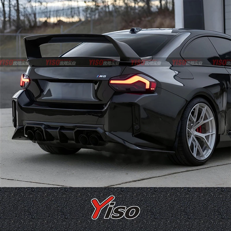 

Подходит для G87 New M2, модификация заднего крыла из углеродного волокна GT, заднее крыло ALPHA-N, большое заднее крыло