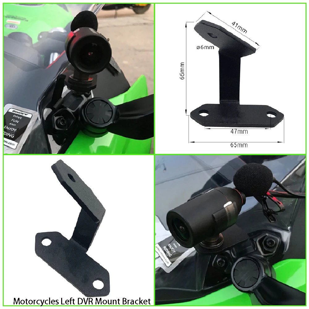 

Fits for Kawasaki Ninja 650 Ninja650 ABS 2020 2021 2022 2023 Motorcycle Accessories Left Side DVR Data Recorder Mount Bracket