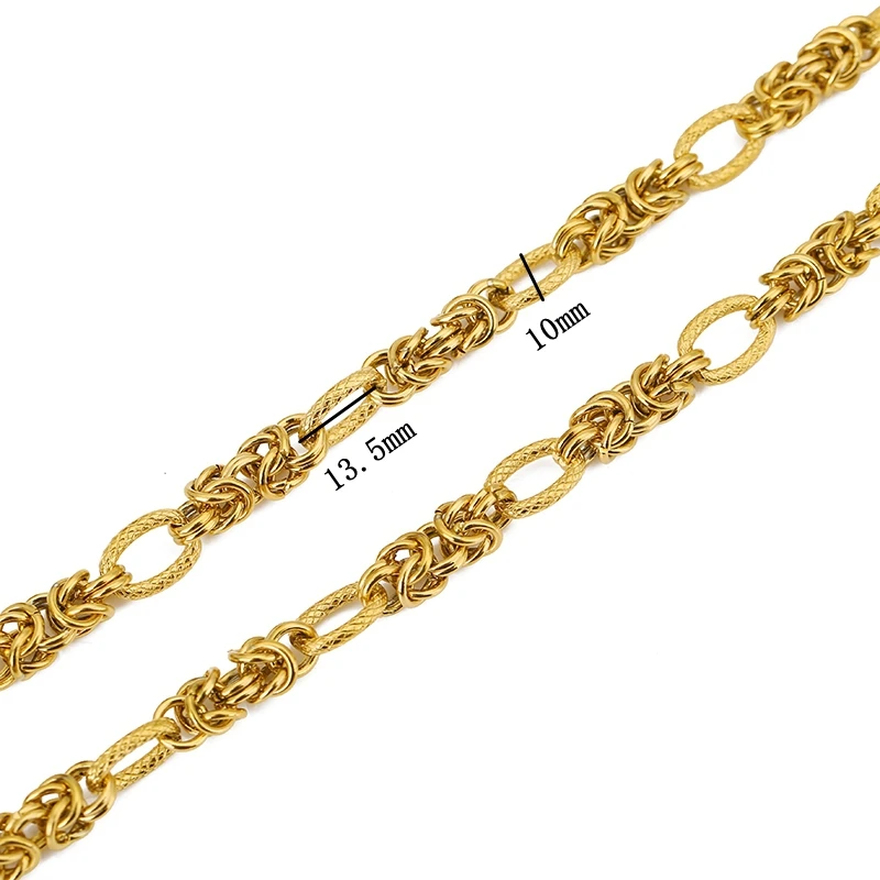 1meter PVD Gold Plated Stainless Steel Thick Large Heavy Chains for Jewelry Making Necklace Bracelet DIY Jewelry Chain Finding