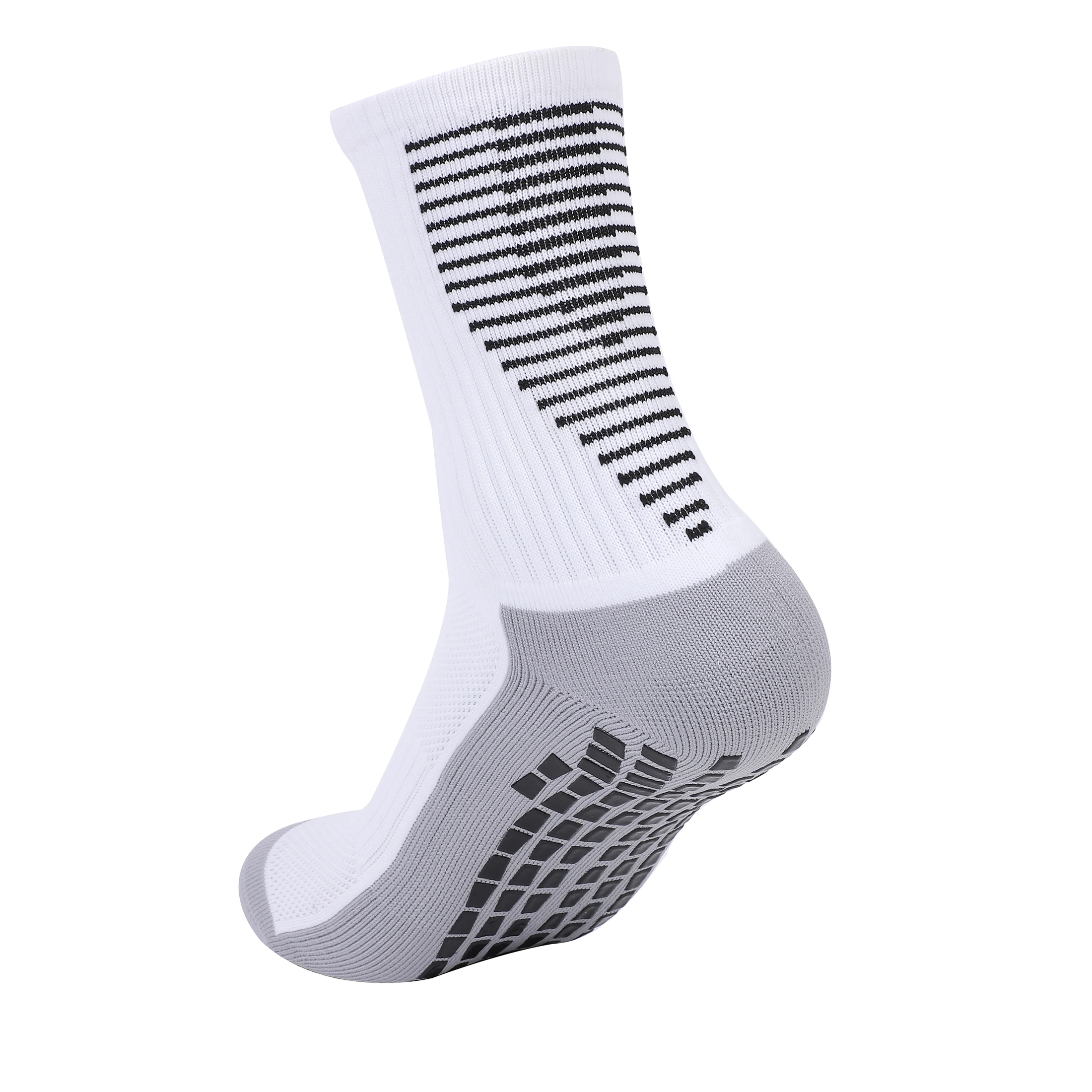 Anti-Slip Outdoor Sport Grip Socks para homens e mulheres, futebol, ciclismo, corrida, basquete, novos, 1 pares