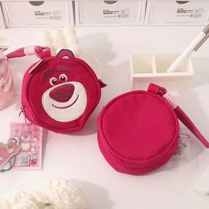 Toy Story series sweet Lotso cute creative cartoon pattern fashion multifunctional compact portable coin storage bag pendant