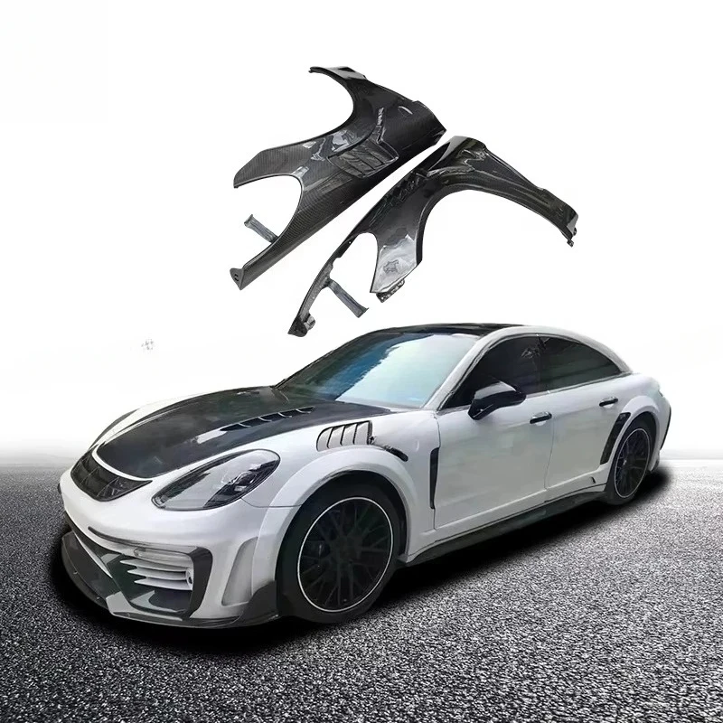 Carbon Fiber Front Left & Right Side Fit Panam 971 Tuning Parts