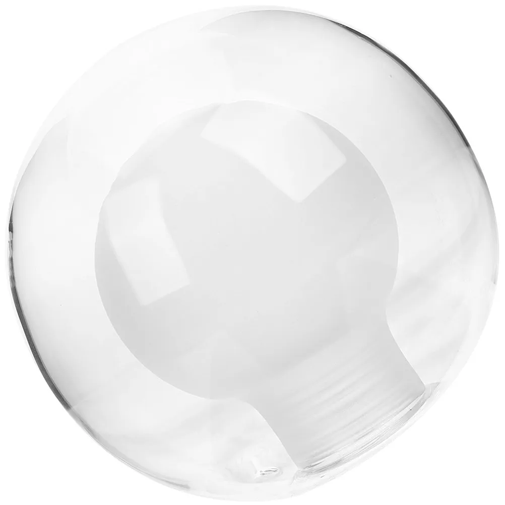 Replacement Pendant Lamp Shade for Homeowners, Making Lamp Repairs Easy, 80 mm G4 Base, Double-Layer Glass, Transparent, 1 Pc