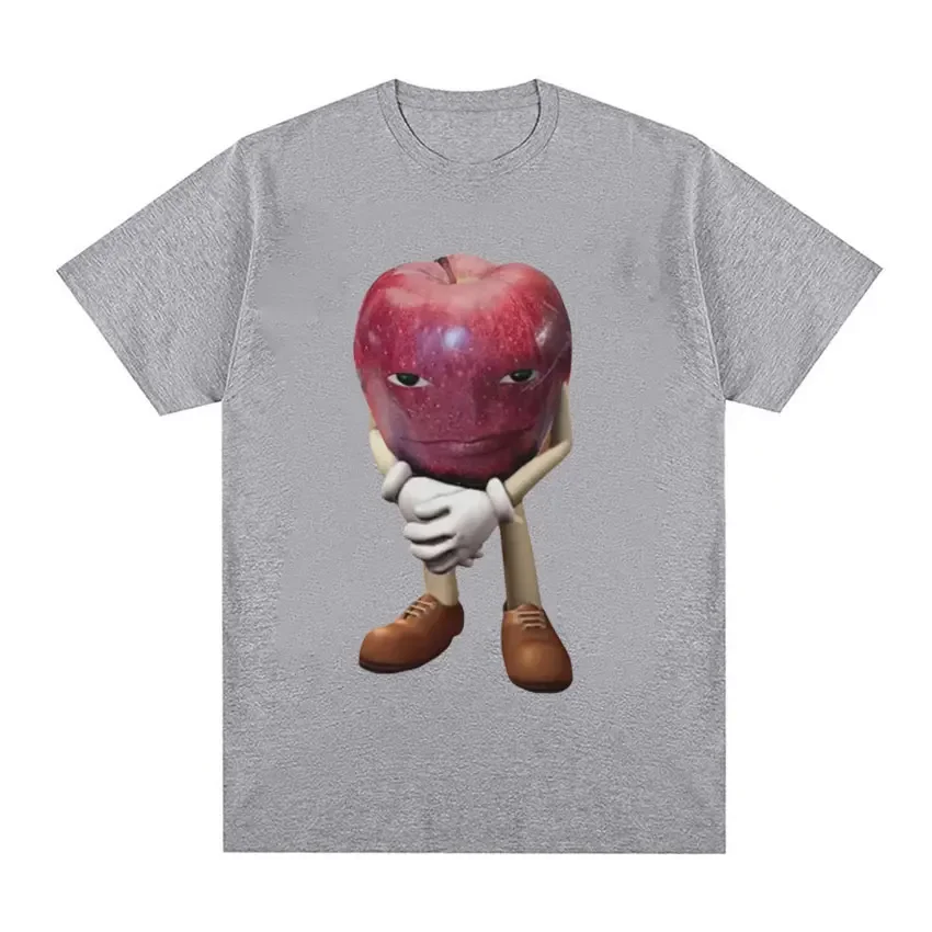 Me Asf Apple with Face Funny and Hilarious Cotton Fashion Short-Sleeved T-Shirt for Men and Women Kids (for Instagram)