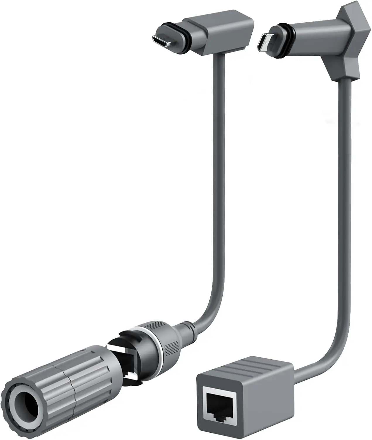 Starlink Cable Connectors-Waterproof Ethernet Plugs,RJ45 Adapters,Extension Cords for Starlink Gen 2 Dish and Router Accessories