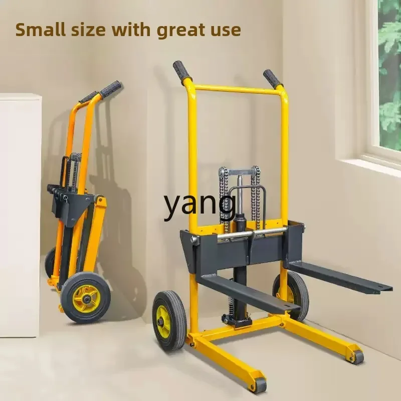 

LH manual forklift small truck stacker hydraulic handling pallet manual stacking