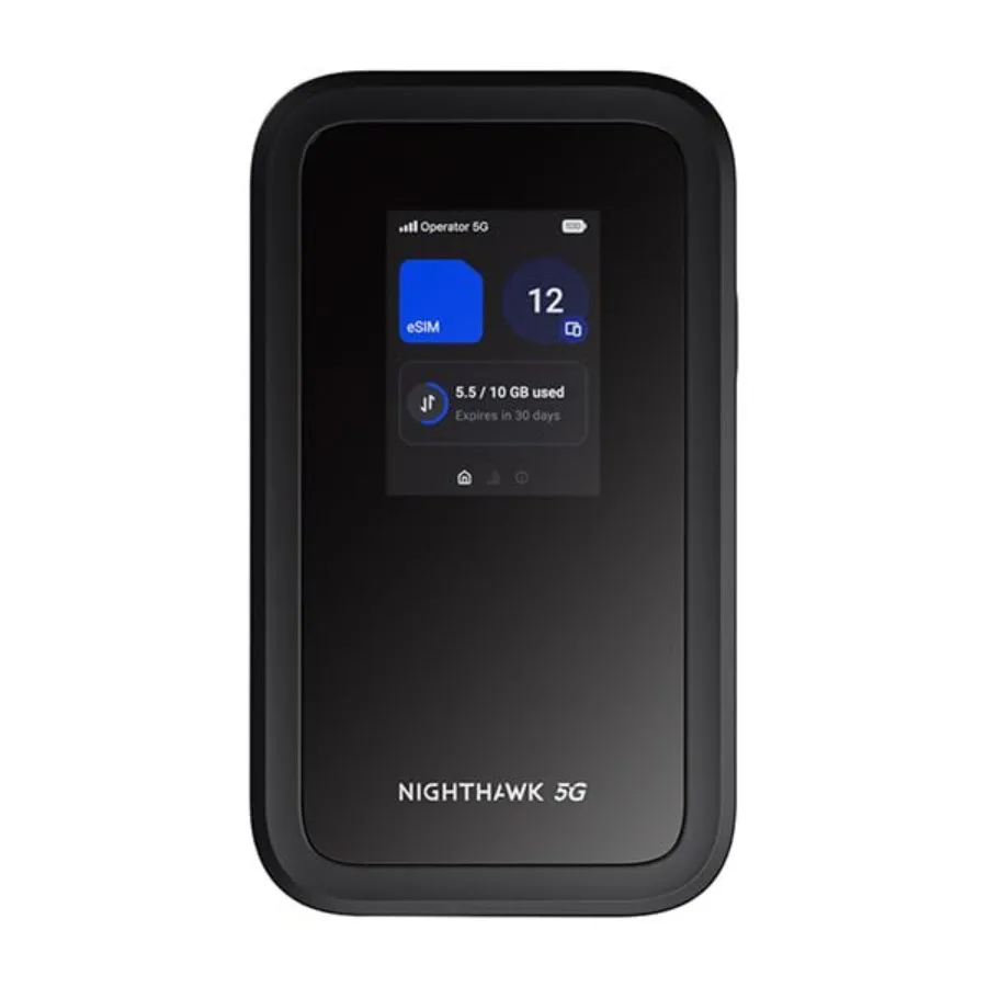 

Nighthawk 5G Mobile Hotspot M7 with eSIM or SIM Portable WiFi 7 Router for Travel in 140+ Countries Supports 32 Devices Unlocke